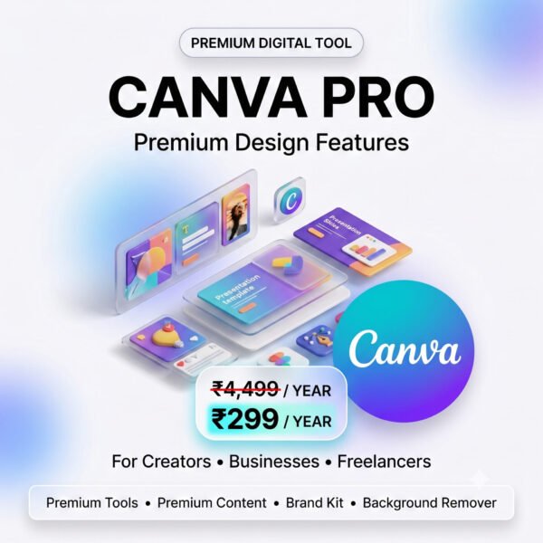 Canva Pro Subscription – Premium Design Tools & Features